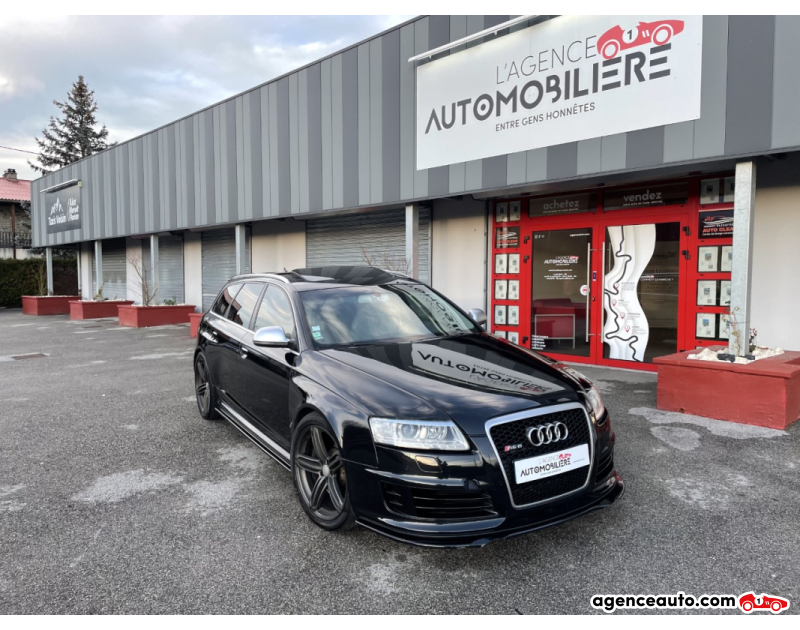 Achat voiture occasion, Auto occasion pas cher | Agence Auto Audi RS6 Avant V10 5.0 TFSI 580cv Quattro Tiptronic Noir Année 2008 Automatique Essence